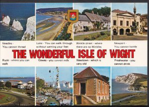 Isle of Wight Postcard - Views of The Wonderful Isle of Wight   LC4559