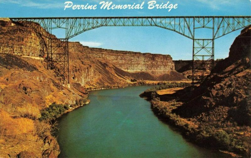 Postcard Perrine Memorial Bridge Twin Falls Idaho 