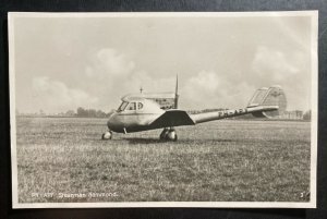 Mint Netherlands Real Picture Postcard RPPC Early Aviation APY Stearman Hammond