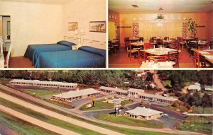 FORSYTH Georgia GA  QUALITY COURTS MOTEL~WH Seagler  ROOM~CAFE Roadside Postcard