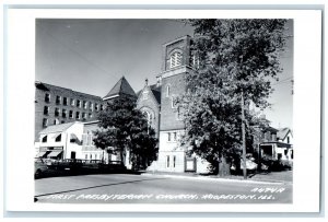 c1950's First Presbyterian Church Hoopeston Illinois IL RPPC Photo Postcard