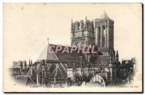 Old Postcard Caen L & # 39Eglise St. John