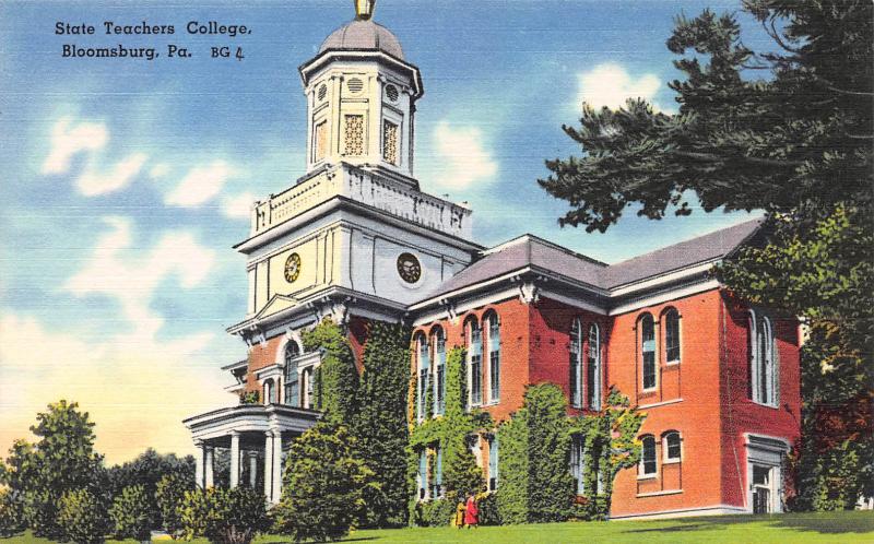 State Teacher's College, Bloomsburg, PA, Pennsylvania, Early Postcard, Unused