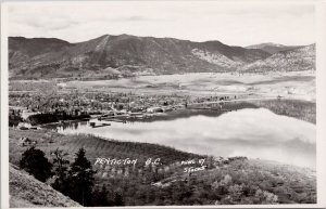 Penticton BC British Columbia Unused Stocks Real Photo Postcard H39