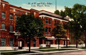 Iowa Cedar Rapids K Of P and Elk's Buildings