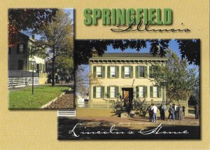 Springfield Illinois Split View Lincoln's House 4 by 6