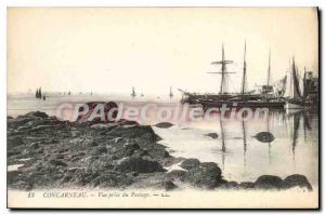 Old Postcard Concarneau Vue Prize Du Passage