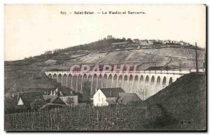 Old Postcard Saint Satur Viaduct And Sancerre