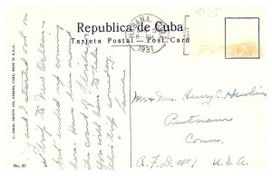 Cuba Havana  City Hall Court Columbus Statue