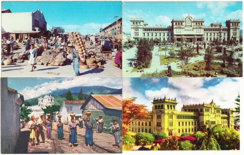 Guatemala Lot of 18 Postcards 1950s-1970s