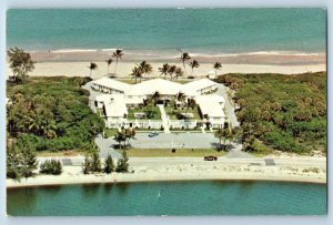 Palm Beach Florida FL Postcard Palm Beach Hampton Aerial View c1960's Vintage