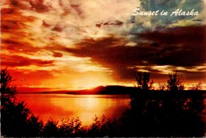 Alaska Beautiful Sunset 1978