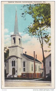 Exterior,  Central Church,  Universalist,  Yarmouth,  Maine,   00-10s