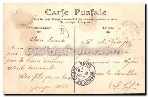 Old Postcard Bernay Facade De I'Eglise Holy Cross