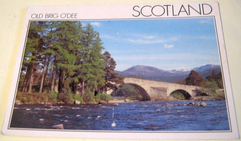 Scotland The Old Brig O' Dee PAB00297 DRG J Arthur Dixon - posted 1995