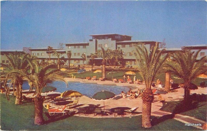 1950s Las Vegas Nevada Enchanting Pool Flamingo Hotel Colorpicture