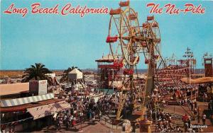 1960s Long Beach California Amusement Park Nu-Pikes Double Ferris Wheel 7533