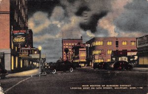 Gulfport Mississippi Main Section, Business District, Coca Cola Sign, PC U18062