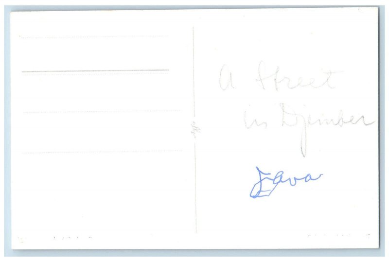 Jember Java Indonesia Postcard Strat Market Air View c1930's RPPC Photo