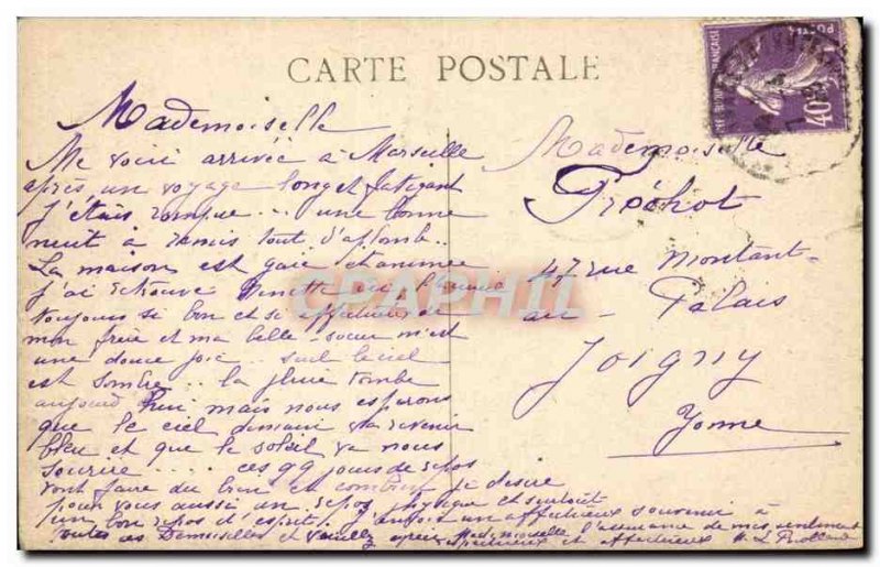 Marseille Old Postcard Fort St. John