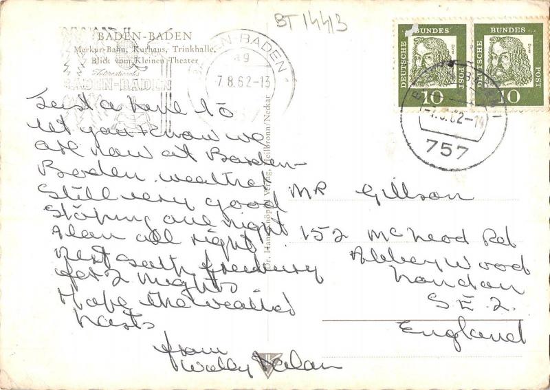 BT14413 Baden baden         Germany