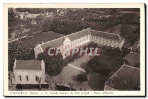 Postcard Old Villeblevin (Yonne) School Colony XII arrond