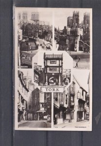 GREAT BRITAIN, YORK, c1920 composite ppc., 5 views, unused