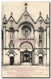 Old Postcard La Grande Trappe Pres Mortagne Portal Principal Patroness Virgin...