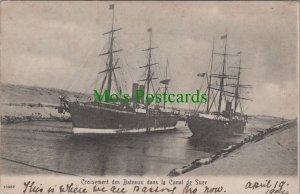 Egypt Postcard - Croisement Des Bateaux Dans Le Canal De Suez  RS36906