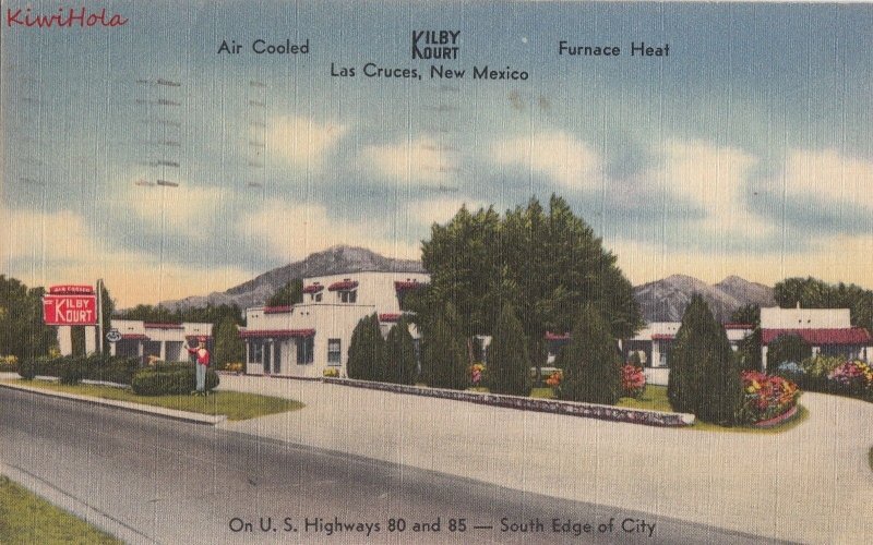 Postcard Kilby Court Las Cruces New Mexico NM