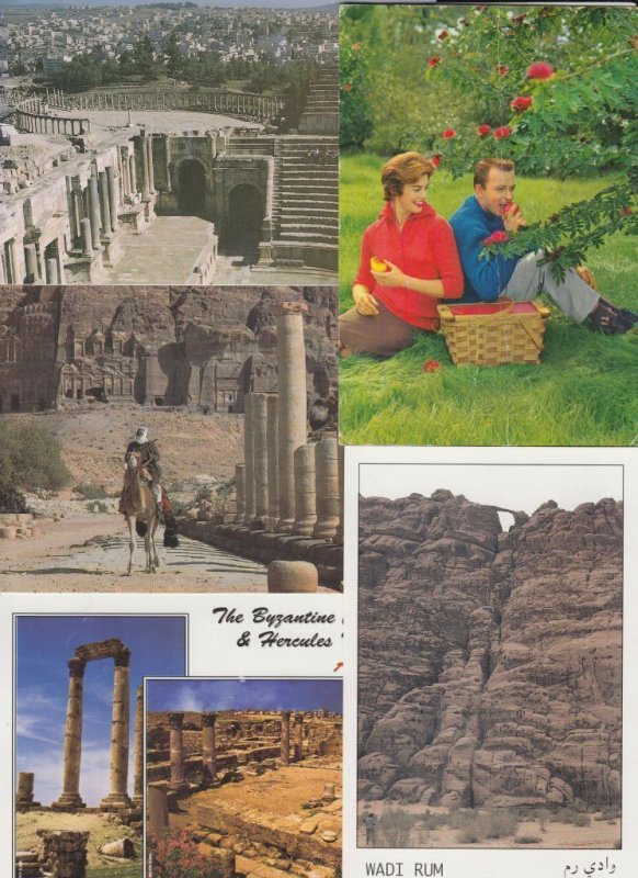JORDANIA 87 Postcards Mostly 1960-2000 (L3938)