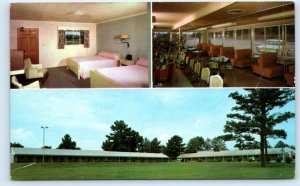 OPELIKA, AL Alabama ~ PINES MOTEL c1960s Roadside Lee County Postcard