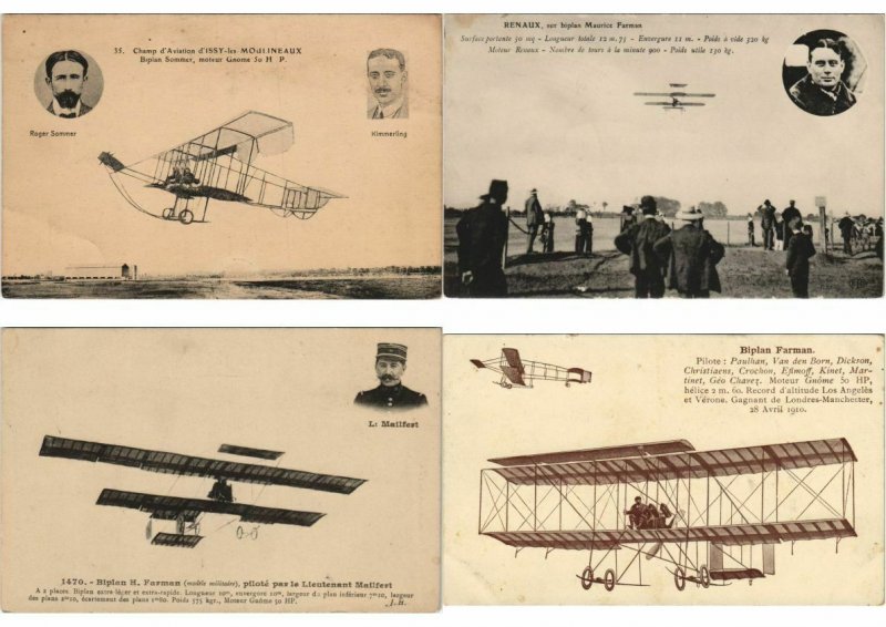 EARLY AVIATION AIRCRAFT ALL BIPLAN 33 CPA Pre-1930 (L4393)