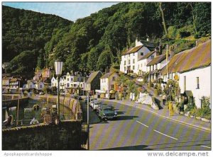 England Lynmouth Main Street Scene