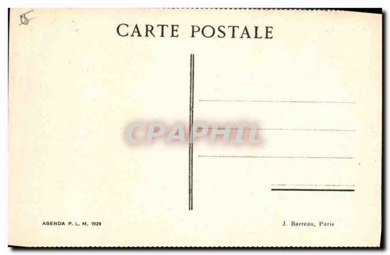 Old Postcard Briancon Hotel Terminus and the Pic de Coste Rousse