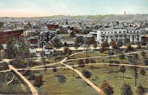 Soo Michigan Birdseye View Government Locks Antique Postcard K14736