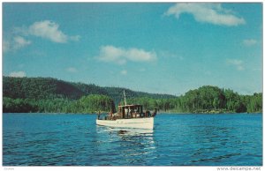 Small boat , Lake Superior , Ontario , Canada , 50-60s