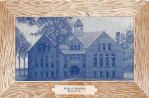 E57/ Seville Ohio Postcard 1909 Medina County Public School