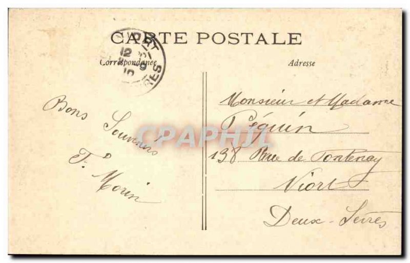 Paris Old Postcard General View Trocadero