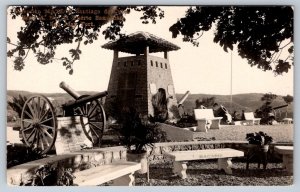 Fuerte San Juan (Fort), Santiago de Cuba, Vintage Real Photo RPPC Postcard