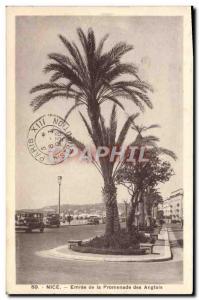 Old Postcard Nice Promenade des Anglais Entree