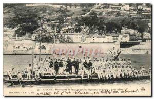 Vienna Postcard Old bridge Maneuvers by regiments genie flying bridge (milita...