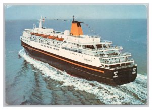 Postcard M. V. Norland Ship Continental View