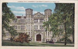 Tennessee Nashville Furman Hall Vanderbuilt University 1937