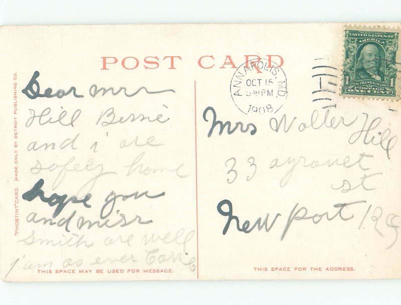 Divided-Back St. John'S College - Annapolis Maryland MD E2054