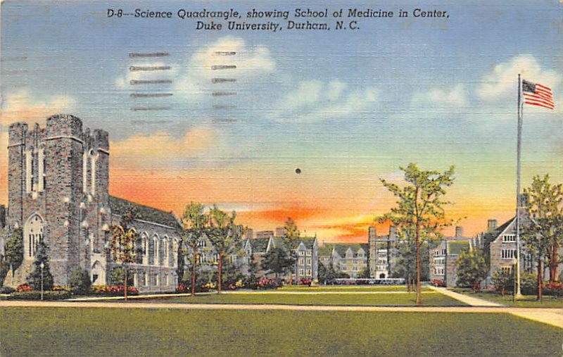 Science Quadrangle, School of Medicine in Center Duke University - Durham, No...