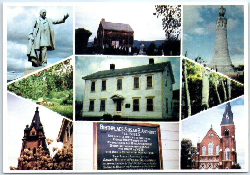Postcard - Adams, Massachusetts