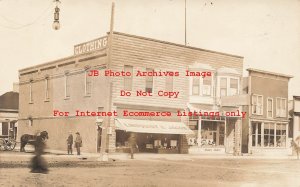 MN, Park Rapids, Minnesota, RPPC, Lindquist & Jacobs Clothing Store, Photo