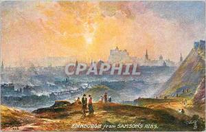  Vintage Postcard Edinburgh from Samsons Ribs