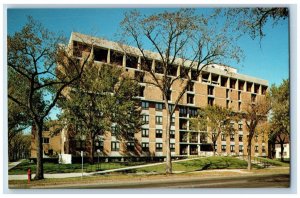 Minneapolis Minnesota MN Postcard Luther Hall Building Trees Front View Vintage